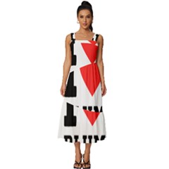 I Love Plum Square Neckline Tiered Midi Dress by ilovewhateva