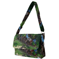 Green Village Miniature Technology Full Print Messenger Bag (s) by Bakwanart