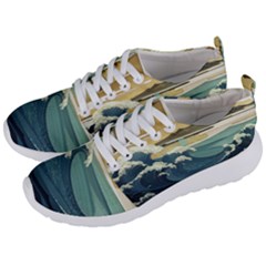 Sea Asia, Waves Japanese Art The Great Wave Off Kanagawa Men s Lightweight Sports Shoes by Bakwanart