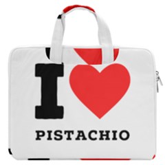 I Love Pistachio Macbook Pro 13  Double Pocket Laptop Bag by ilovewhateva