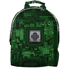 Technology Computer Chip Electronics Industry Circuit Board Mini Full Print Backpack by Bakwanart