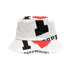 I Love Peppermint Inside Out Bucket Hat by ilovewhateva