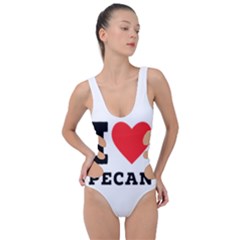 I love pecan Side Cut Out Swimsuit