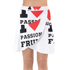 I Love Passion Fruit Wrap Front Skirt by ilovewhateva