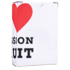 I Love Passion Fruit Playing Cards Single Design (rectangle) With Custom Box by ilovewhateva