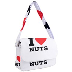 I Love Nuts Courier Bag by ilovewhateva