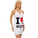 I love nuts Wrap Tie Front Dress View3