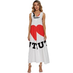 I Love Nuts V-neck Sleeveless Loose Fit Overalls by ilovewhateva