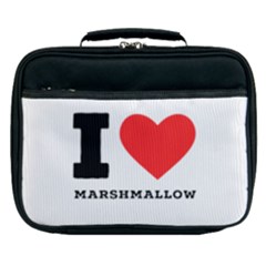 I Love Marshmallow  Lunch Bag by ilovewhateva