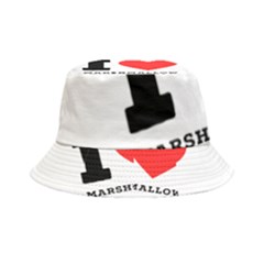 I Love Marshmallow  Inside Out Bucket Hat by ilovewhateva