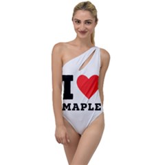 I Love Maple To One Side Swimsuit by ilovewhateva