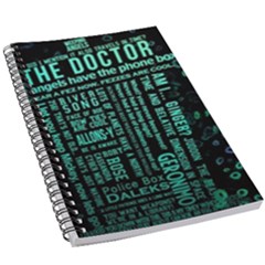 Tardis Doctor Who Technology Number Communication 5 5  X 8 5  Notebook by Bakwanart