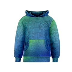 Blue And Green Circuit Board Wallpaper Circuit Board Sketch Kids  Pullover Hoodie by Bakwanart