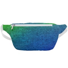 Blue And Green Circuit Board Wallpaper Circuit Board Sketch Waist Bag  by Bakwanart