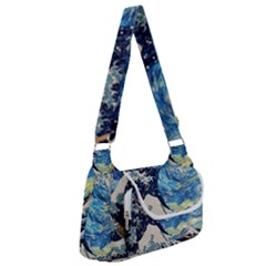 The Great Wave Of Kanagawa Painting Hokusai, Starry Night Vincent Van Gogh Multipack Bag by Bakwanart