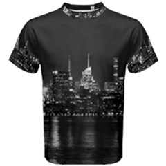 Photography Of Buildings New York City  Nyc Skyline Men s Cotton Tee by Bakwanart