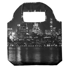 Photography Of Buildings New York City  Nyc Skyline Premium Foldable Grocery Recycle Bag by Bakwanart