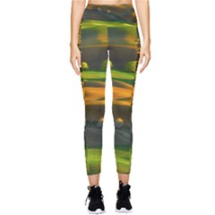 Landscape Usa Nature Washington State Trees Field Palouse Pocket Leggings 