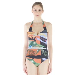 1 (209) Halter Swimsuit