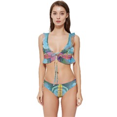 1 (188) Low Cut Ruffle Edge Bikini Set by LeRoyJacks