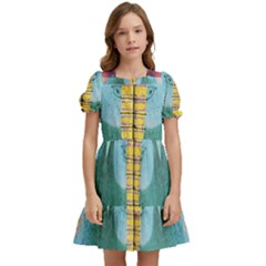 1 (188) Kids  Puff Sleeved Dress