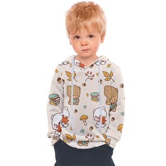 Bear Cartoon Background Pattern Seamless Animal Kids  Overhead Hoodie by 99art