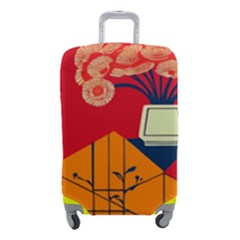 Flowers Abstract Art Painting Luggage Cover (small) by 99art