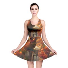 Collage Art Ai Wow Awesome Reversible Skater Dress by 99art