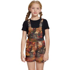 Collage Art Ai Wow Awesome Kids  Short Overalls by 99art