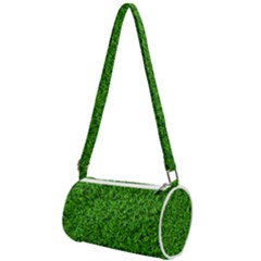 Green Grass Texture Summer Mini Cylinder Bag by 99art