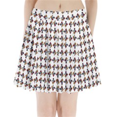 Mixed Abstract Colors Pattern Pleated Mini Skirt by dflcprintsclothing