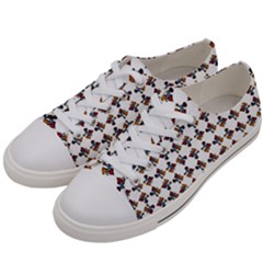 Mixed Abstract Colors Pattern Men s Low Top Canvas Sneakers by dflcprintsclothing