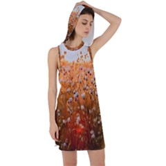 Late Afternoon Racer Back Hoodie Dress by artworkshop