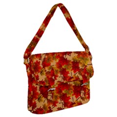 Wallpaper Background Autumn Fall Buckle Messenger Bag by Vaneshart