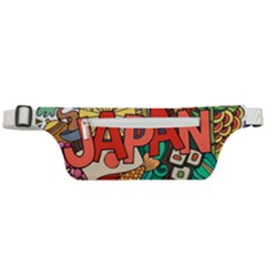 Earthquake And Tsunami Drawing Japan Illustration Active Waist Bag