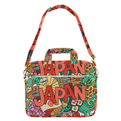 Earthquake And Tsunami Drawing Japan Illustration MacBook Pro 13  Shoulder Laptop Bag 