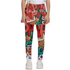 Earthquake And Tsunami Drawing Japan Illustration Kids  Skirted Pants