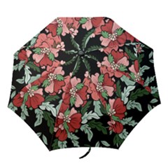 Beautiful Floral Vector Seamless Pattern Folding Umbrellas by Vaneshart