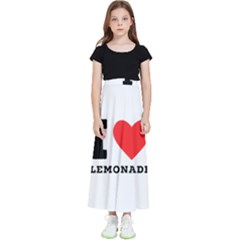 I Love Lemonade Kids  Flared Maxi Skirt by ilovewhateva