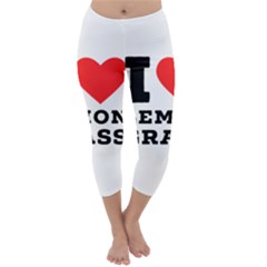 I Love Lemon Grass Capri Winter Leggings  by ilovewhateva