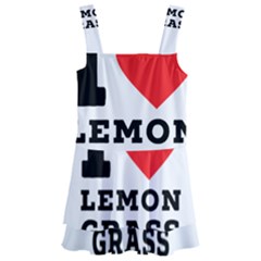 I Love Lemon Grass Kids  Layered Skirt Swimsuit by ilovewhateva