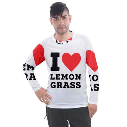 I Love Lemon Grass Men s Pique Long Sleeve Tee by ilovewhateva