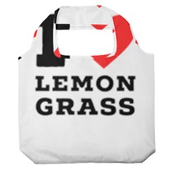 I Love Lemon Grass Premium Foldable Grocery Recycle Bag by ilovewhateva