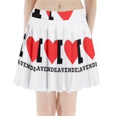 I Love Lavender Pleated Mini Skirt by ilovewhateva