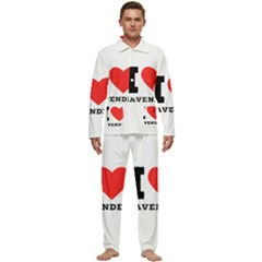 I Love Lavender Men s Long Sleeve Velvet Pocket Pajamas Set by ilovewhateva