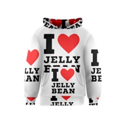 I Love Jelly Bean Kids  Pullover Hoodie by ilovewhateva