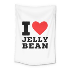 I Love Jelly Bean Small Tapestry