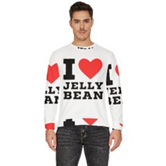 I Love Jelly Bean Men s Fleece Sweatshirt by ilovewhateva