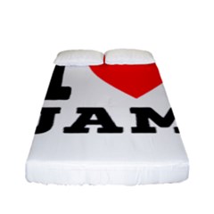 I Love Jam Fitted Sheet (full/ Double Size) by ilovewhateva