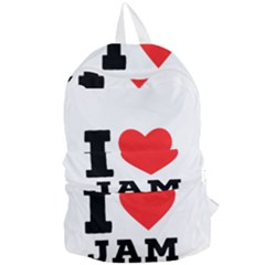 I Love Jam Foldable Lightweight Backpack by ilovewhateva